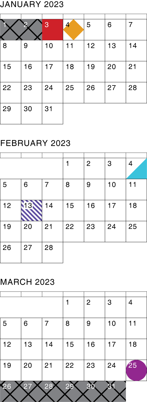 Academic Calendar - East West College